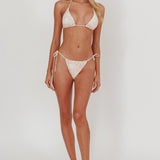 Janina String Tie Bikini Bottom Paisley Floral