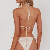 Janina String Tie Bikini Bottom Paisley Floral