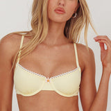 Cheerful Underwire Bikini Top Butter