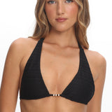 Dawn Halterneck Bikini Top Black