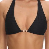 Dawn Halterneck Bikini Top Black