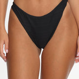 Dawn High-Rise Bikini Bottoms Black