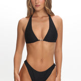 Dawn High-Rise Bikini Bottoms Black