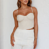 Timeless Knit Cami Top Ivory