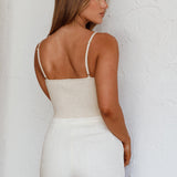 Timeless Knit Cami Top Ivory