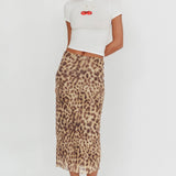 Lanna Cherry Print Baby Tee White