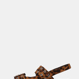 THERAPY Matilda Pointed Flat Leopard Patent