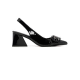 THERAPY Slay Slingback Pump Black Patent
