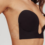 Orla U-Plunge Backless Adhesive Bra Black