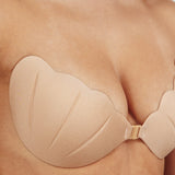 Miracle Scalloped Backless Adhesive Bra Nude