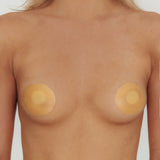Sandy Scalloped Silicone Nipple Cover Nude