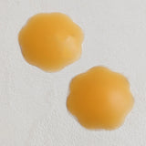 Roses Round Silicone Nipple Cover Nude
