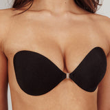 Artisan Round Backless Adhesive Bra Black