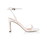 VERALi Kimmy Slim Strappy Heels White Smooth