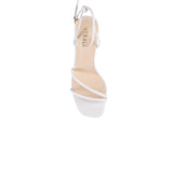 VERALi Kimmy Slim Strappy Heels White Smooth