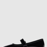 VERALi Banks Buckled Mary-Jane Flats Black Patent