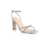 VERALi Kian Block Heel Sandals Silver