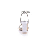 VERALi Kian Block Heel Sandals Silver