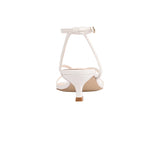 VERALi Maeve Kitten Heel Chalk White