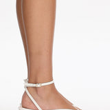 VERALi Maeve Kitten Heel Chalk White
