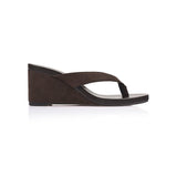 VERALi Polly Thong Wedges Brown
