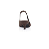 VERALI Lush Slingback Kitten Heels Chocolate
