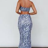 Just Like That Multiway Midi Dress & Scarf Navy