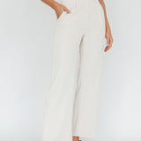 Back To Basics High Waist Pants Stone