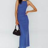Genova Strappy Back Maxi Dress Midnight Blue