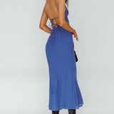 Genova Strappy Back Maxi Dress Midnight Blue