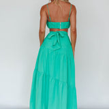 Bondi Gathered Crop Top Apple
