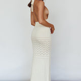 Higher Love Knit Midi Dress Vanilla