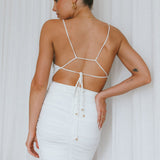 Shake It Up Ruched Mini Dress Off White