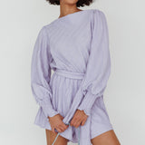 Summer Lover Long Sleeve Romper Lilac