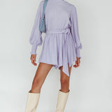 Summer Lover Long Sleeve Romper Lilac