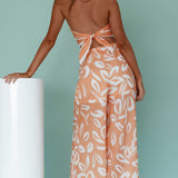 Randi Wide Leg Pants Leaf Print Mango