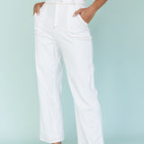 Uptown Wide Leg Pants White