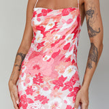 You're My Sunshine Tie-Up Back Midi Dress Pink