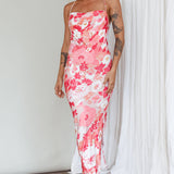 You're My Sunshine Tie-Up Back Midi Dress Pink