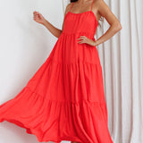 Bora Bora Tied Back Maxi Dress Watermelon