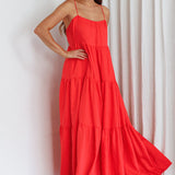 Bora Bora Tied Back Maxi Dress Watermelon