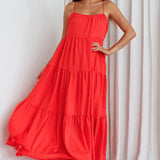 Bora Bora Tied Back Maxi Dress Watermelon