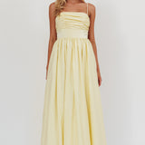 Love Songs Back Bow Maxi Dress Butter
