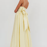 Love Songs Back Bow Maxi Dress Butter