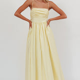 Love Songs Back Bow Maxi Dress Butter