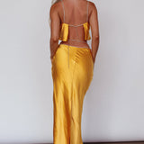 Tahni Diamante Strap Crop Top Mango