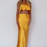 Tahni Diamante Strap Crop Top Mango