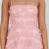 Dori Floral Embellished Maxi Dress Blush