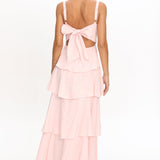 Provence Bloom Tiered Maxi Dress Rosewater