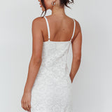 Juniper Moonlight Lace Mini Dress White